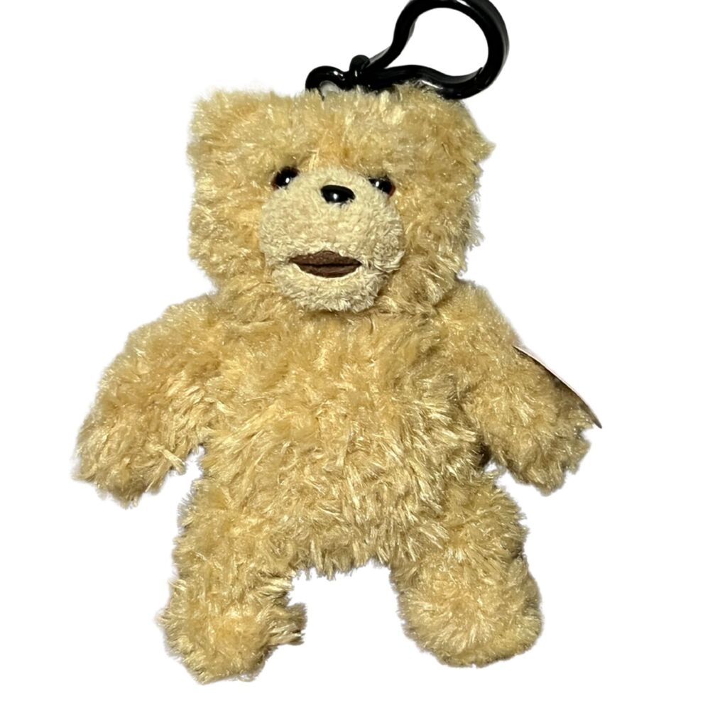 2012 TED Talking Bear Backpack Clip-On Plush Commonwealth Toy READ Needs Repair